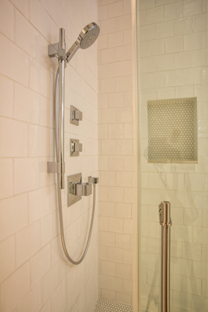 haaf bathroom shower close up